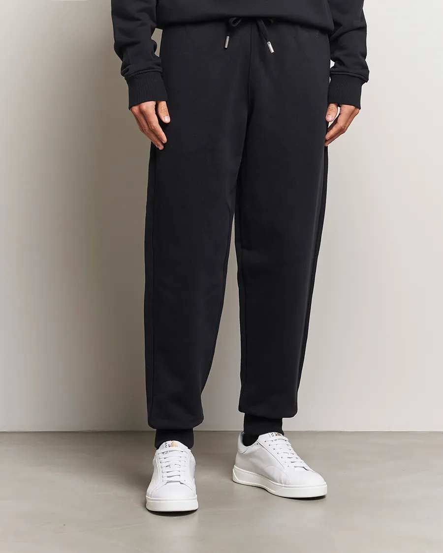 AMI Tonal Heart Logo Sweatpants Black