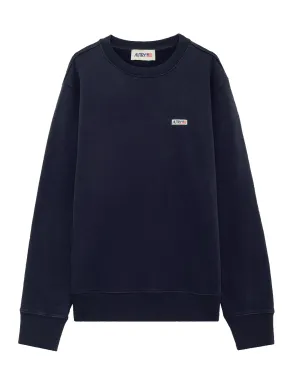 AUTRY LABEL SWEATSHIRT JERSEY BLUE