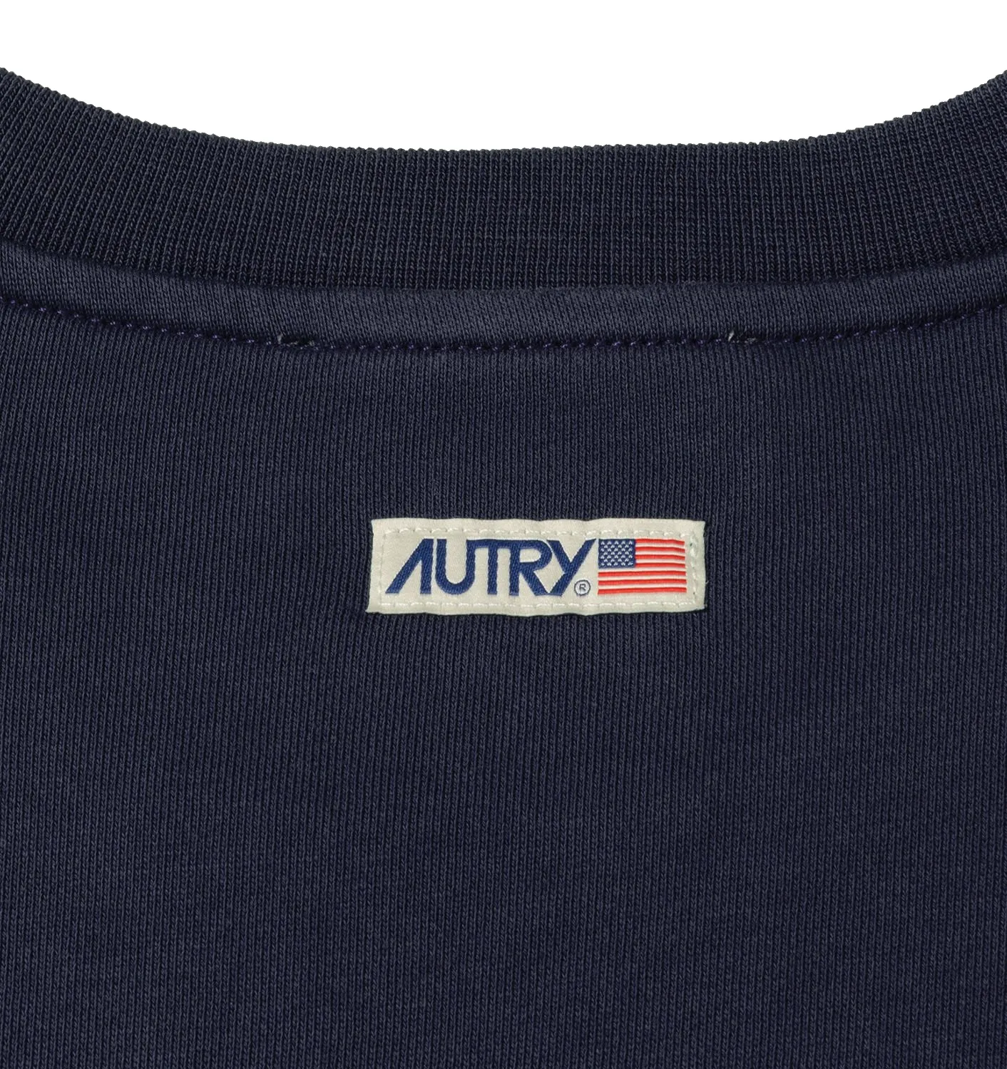 AUTRY LABEL SWEATSHIRT JERSEY BLUE