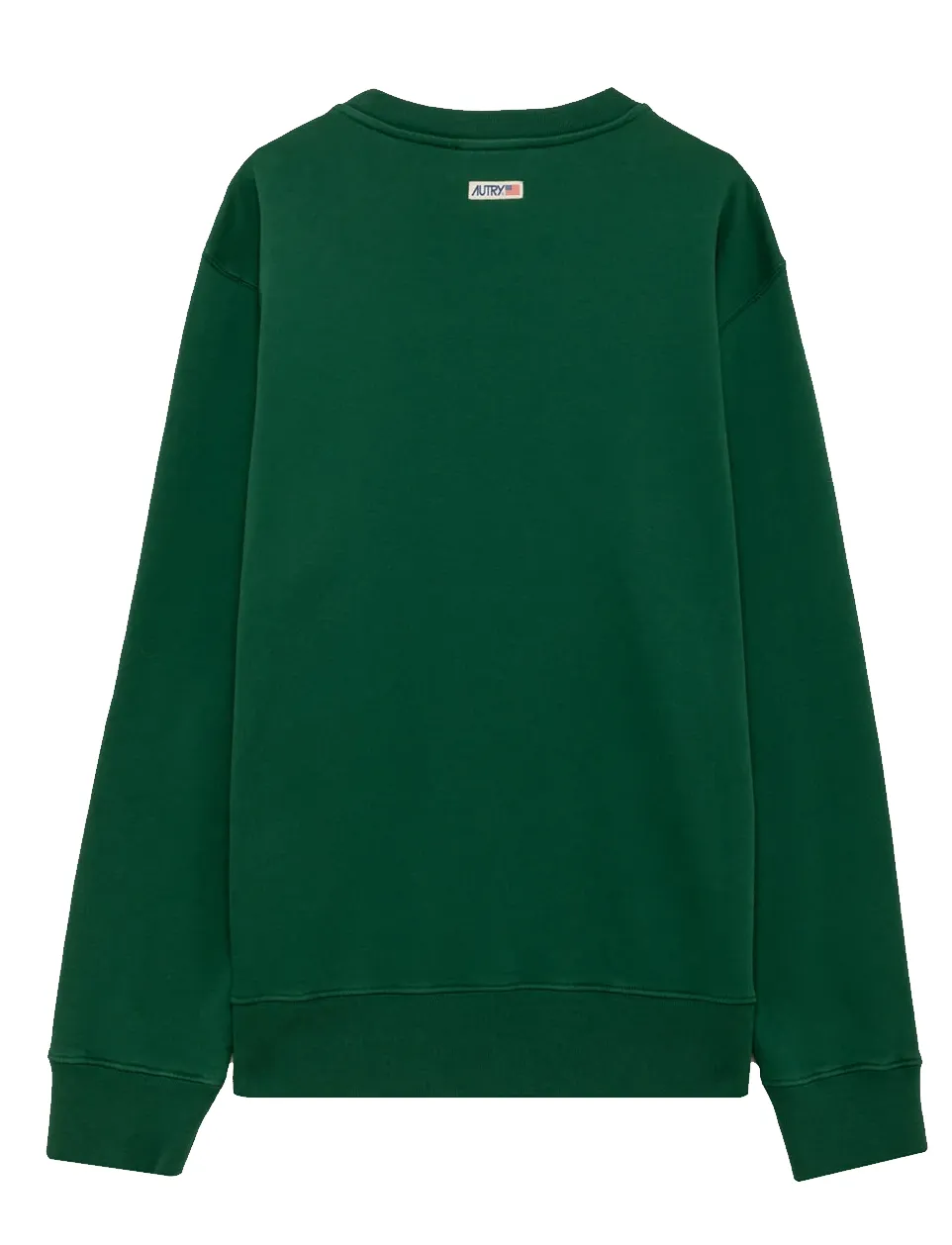 AUTRY LABEL SWEATSHIRT JERSEY GREEN