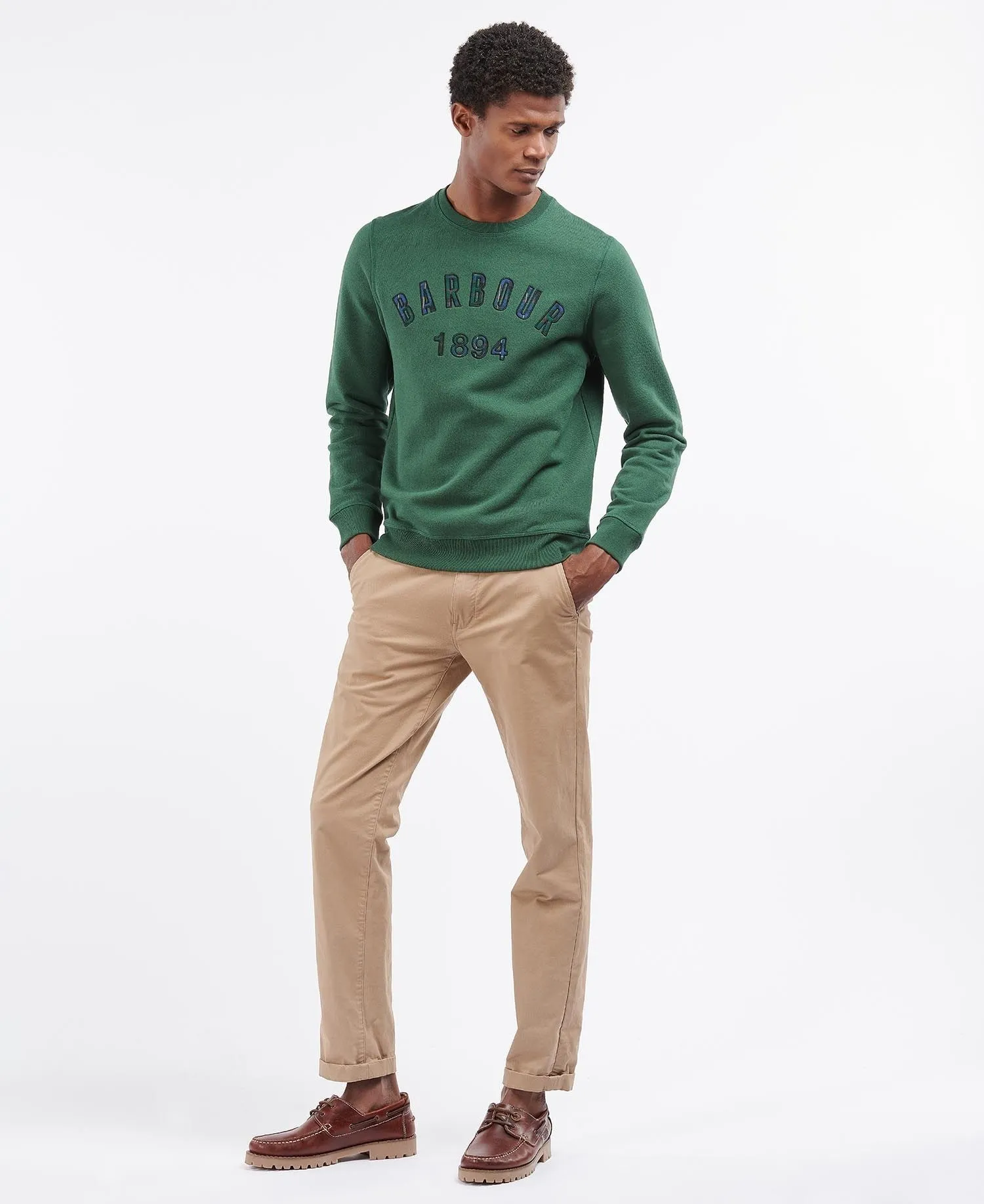 BARBOUR AFFILIATE SWEATSHIRT SYCAMORE