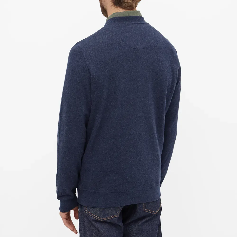 BARBOUR DEBSON LOGO SWEATSHIRT NAVY MARL