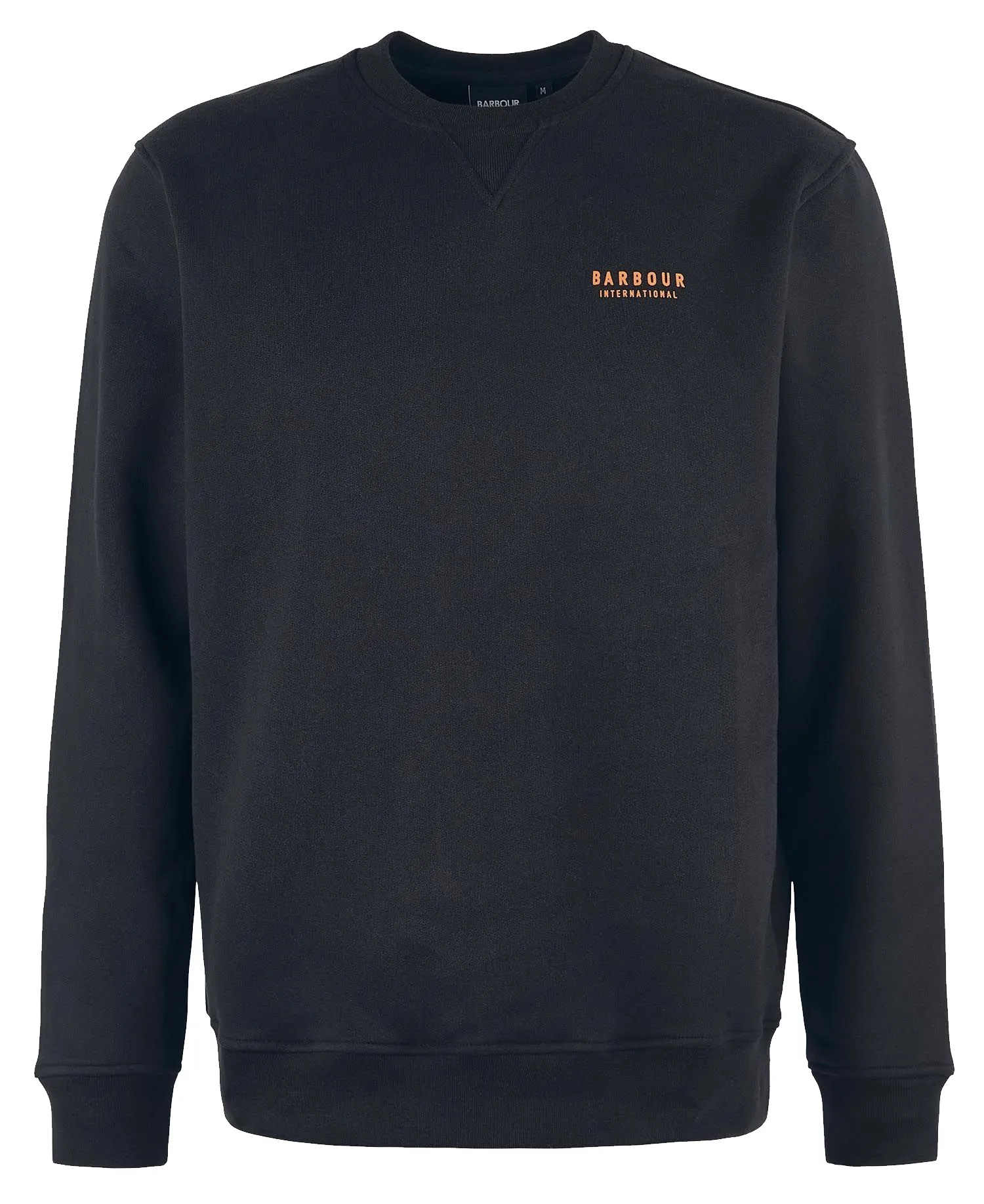 BARBOUR INTERNATIONAL CHARLTON CREW NECK SWEATSHIRT BLACK