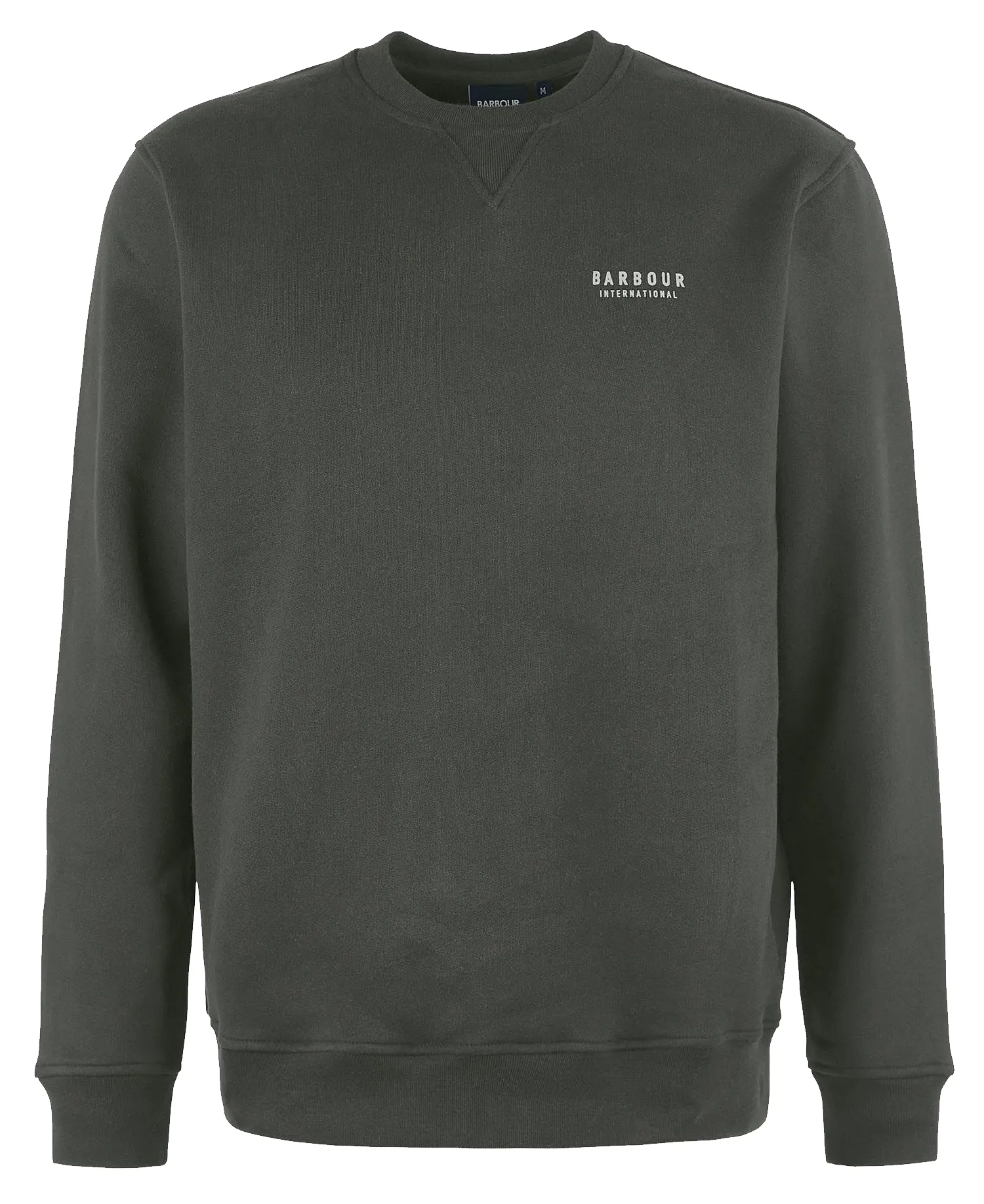 BARBOUR INTERNATIONAL CHARLTON CREW NECK SWEATSHIRT SAGE