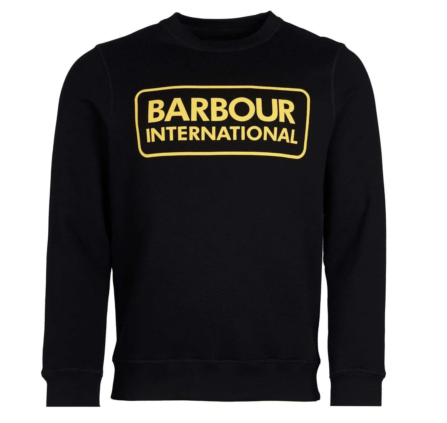 BARBOUR INTERNATIONAL LARGE LOGO SWEATSHIRT BLACK