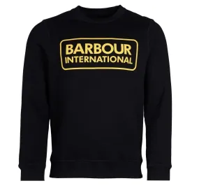 BARBOUR INTERNATIONAL LARGE LOGO SWEATSHIRT BLACK