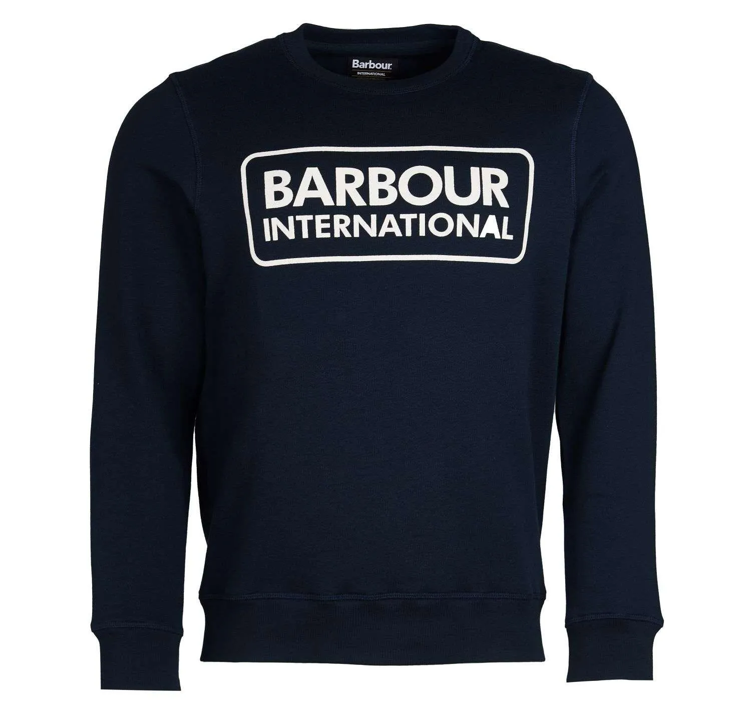 BARBOUR INTERNATIONAL LARGE LOGO SWEATSHIRT NAVY