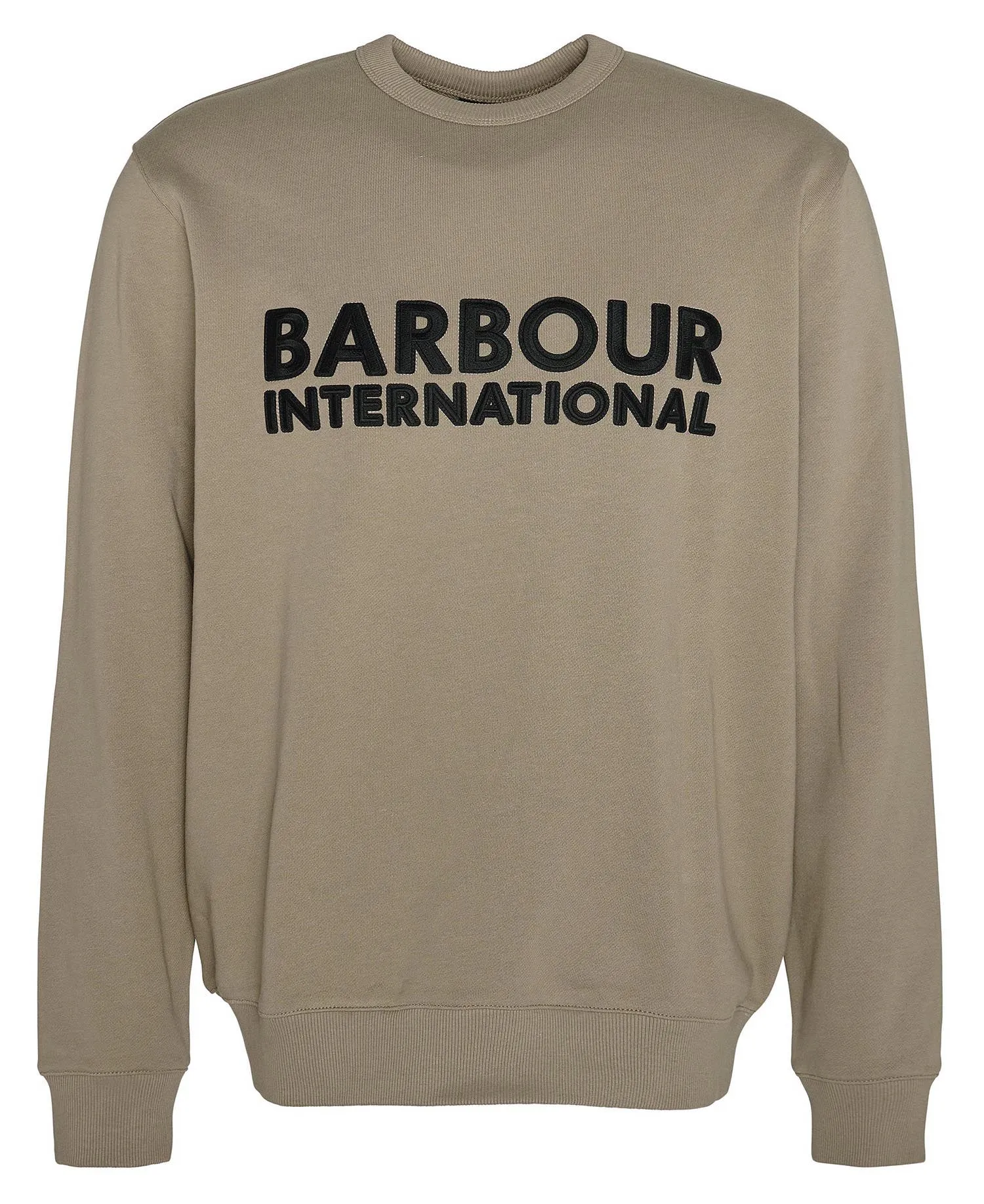 BARBOUR INTERNATIONAL OTIS LOGO SWEATSHIRT BRINDLE