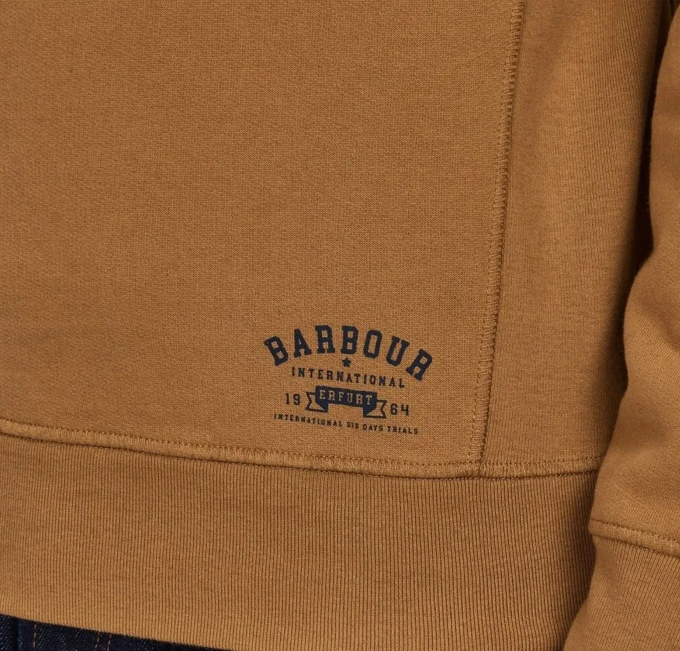 BARBOUR INTERNATIONAL SMQ DOC SWEATSHIRT CAMEL