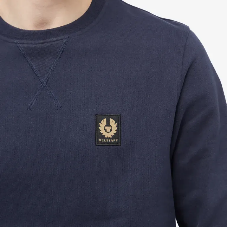 BELSTAFF LOGO SWEATSHIRT DARK INK