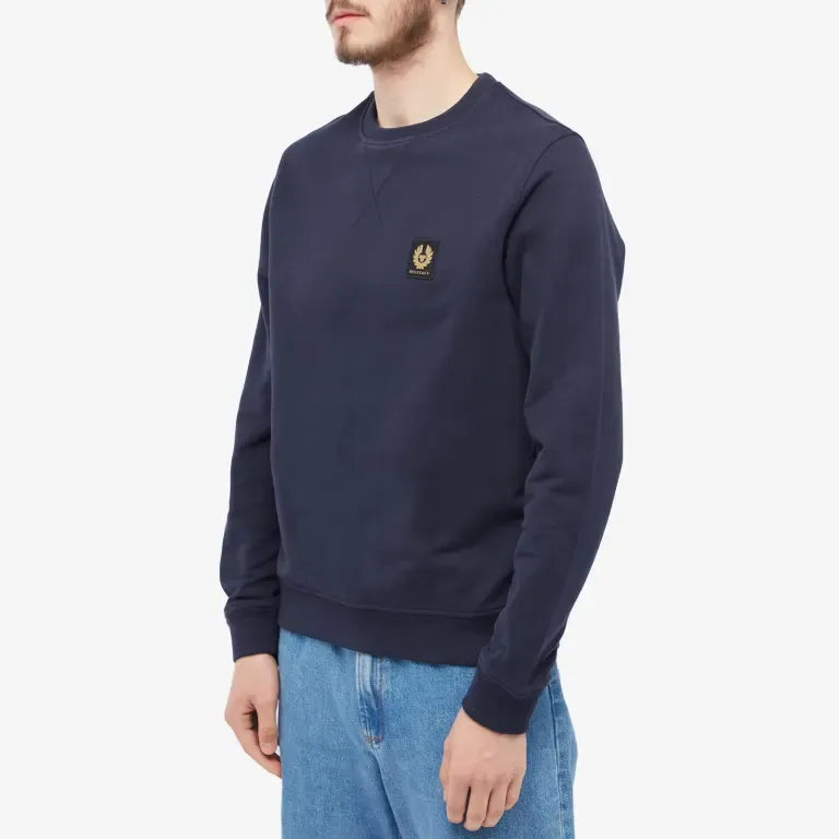 BELSTAFF LOGO SWEATSHIRT DARK INK