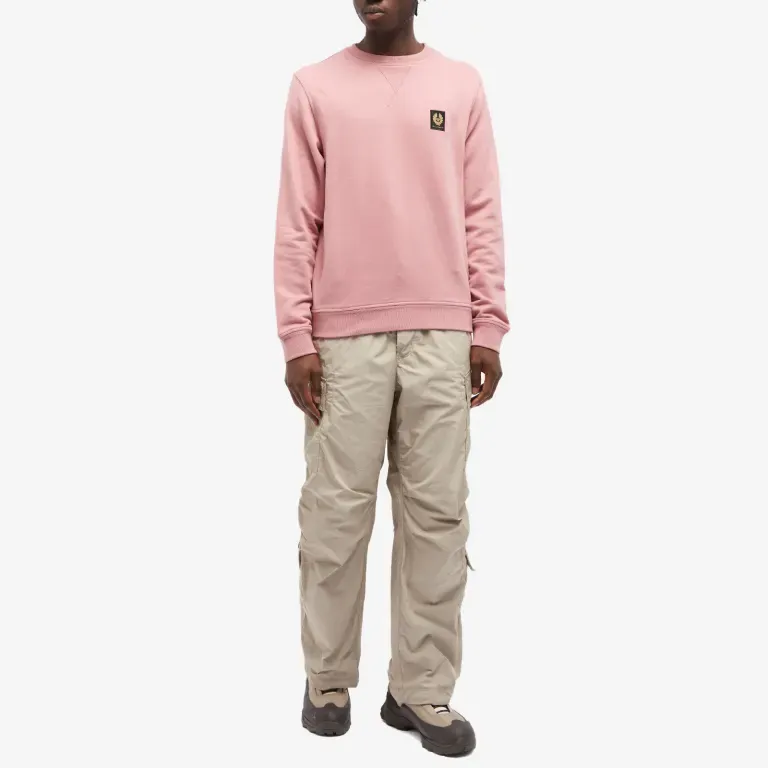 BELSTAFF LOGO SWEATSHIRT ROSE