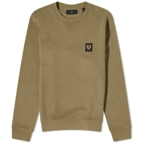 BELSTAFF LOGO SWEATSHIRT TRUE OLIVE