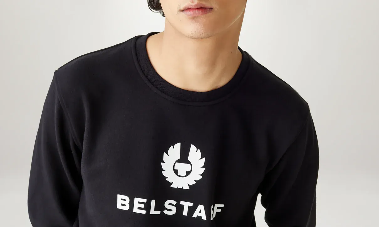 BELSTAFF SIGNATURE SWEATSHIRT BLACK