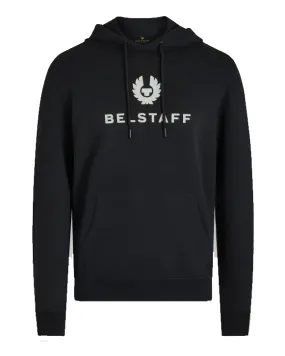 BELSTAFF SIGNATURE SWEATSHIRT HOODIE BLACK