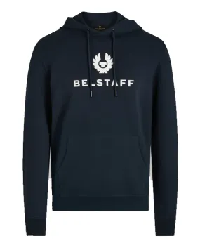 BELSTAFF SIGNATURE SWEATSHIRT HOODIE DARK INK