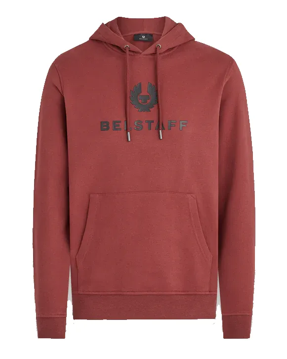 BELSTAFF SIGNATURE SWEATSHIRT HOODIE LAVA RED