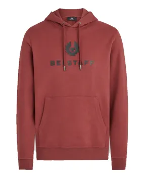 BELSTAFF SIGNATURE SWEATSHIRT HOODIE LAVA RED