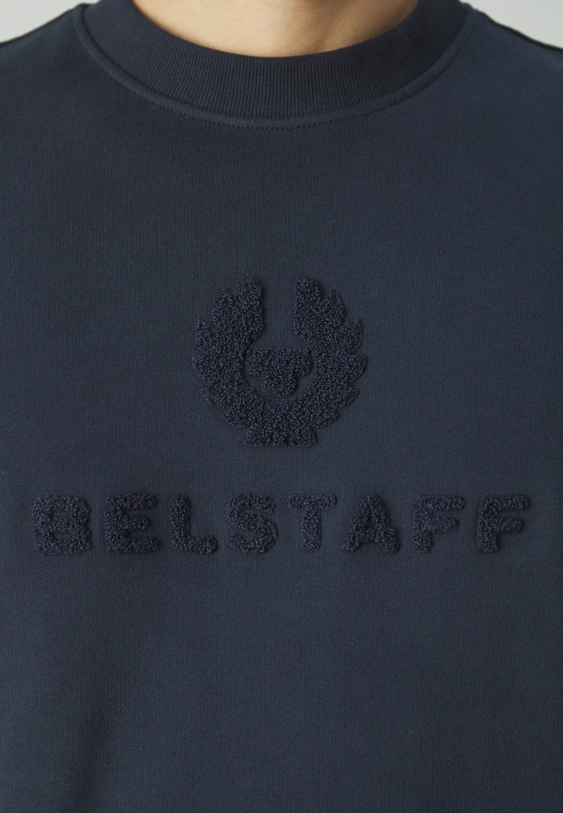 BELSTAFF VARSITY SWEATSHIRT DARK INK