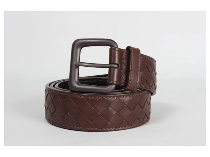 Bottega Veneta Cinturones Castaño 