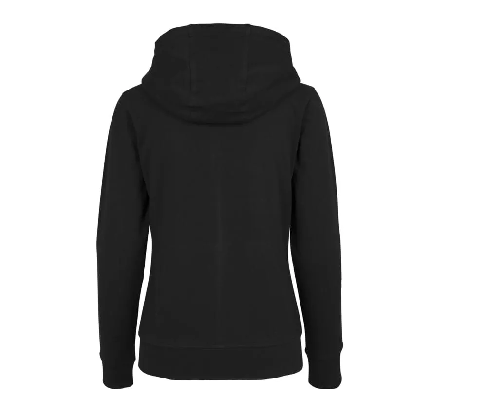 Build Your Brand BY069 - sudadera con capucha y cremallera para mujer BY069 - Black