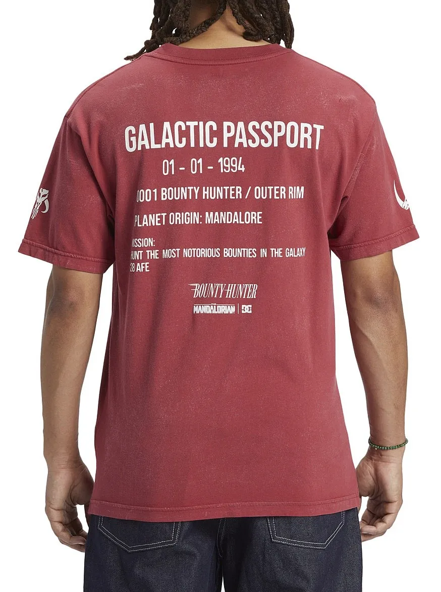 camisa DC Star Wars Mando Passport Hss - RZD0/Syrah Pigment Dye - men´s