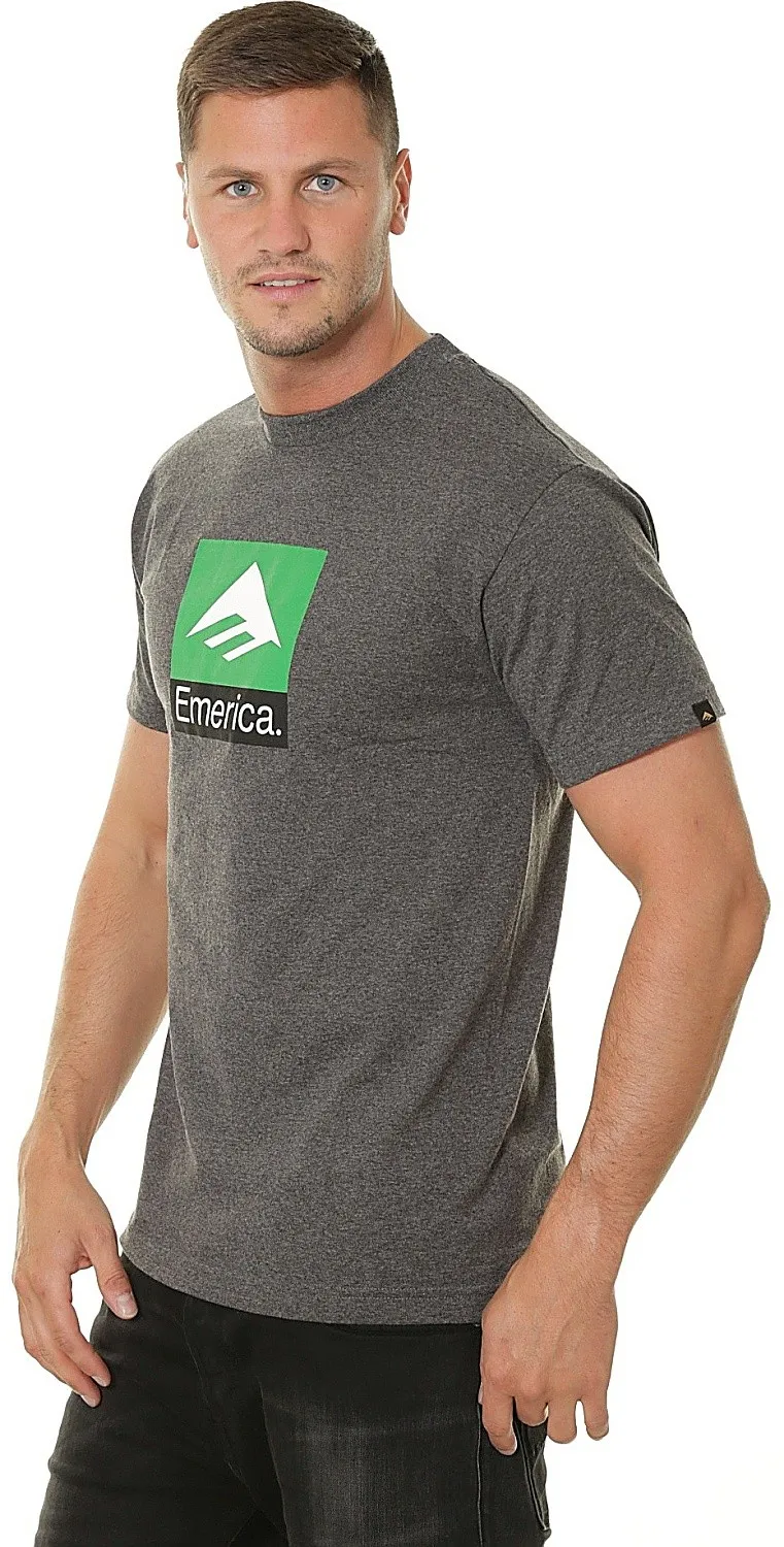 camisa Emerica Classic Combo - Charcoal/Heather - men´s