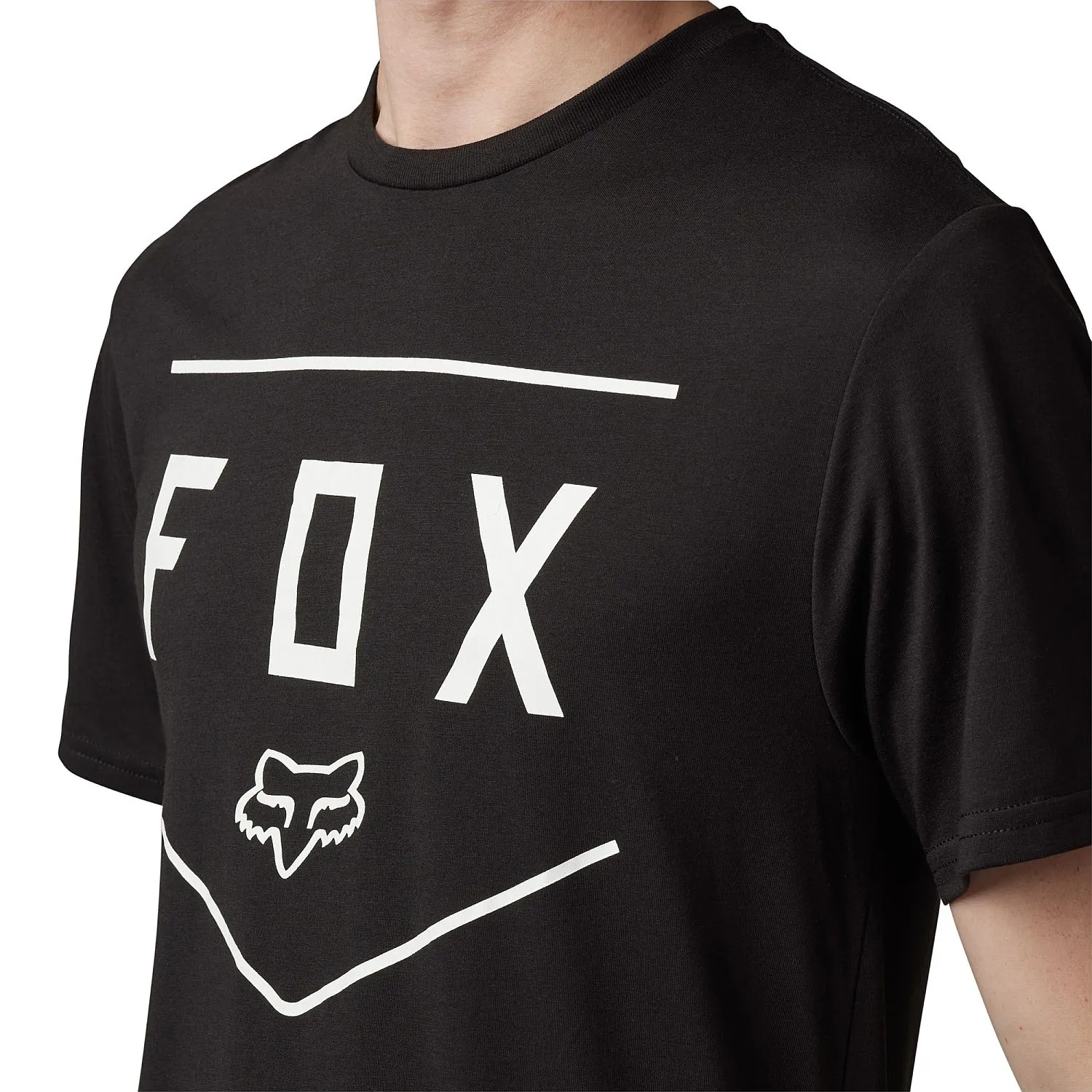 camisa Fox Shield Tech - Black - men´s