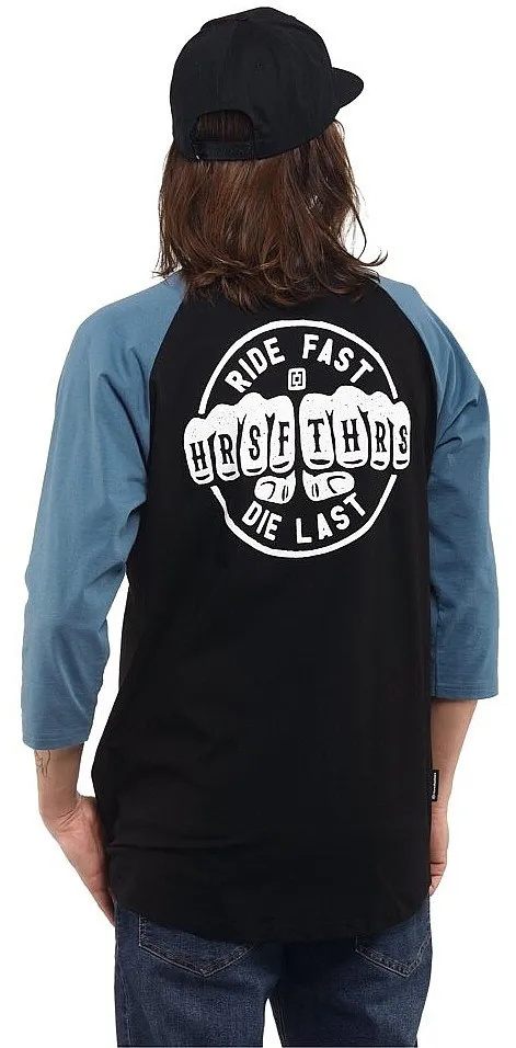 camisa Horsefeathers Fists Raglan - Blue Heaven - men´s