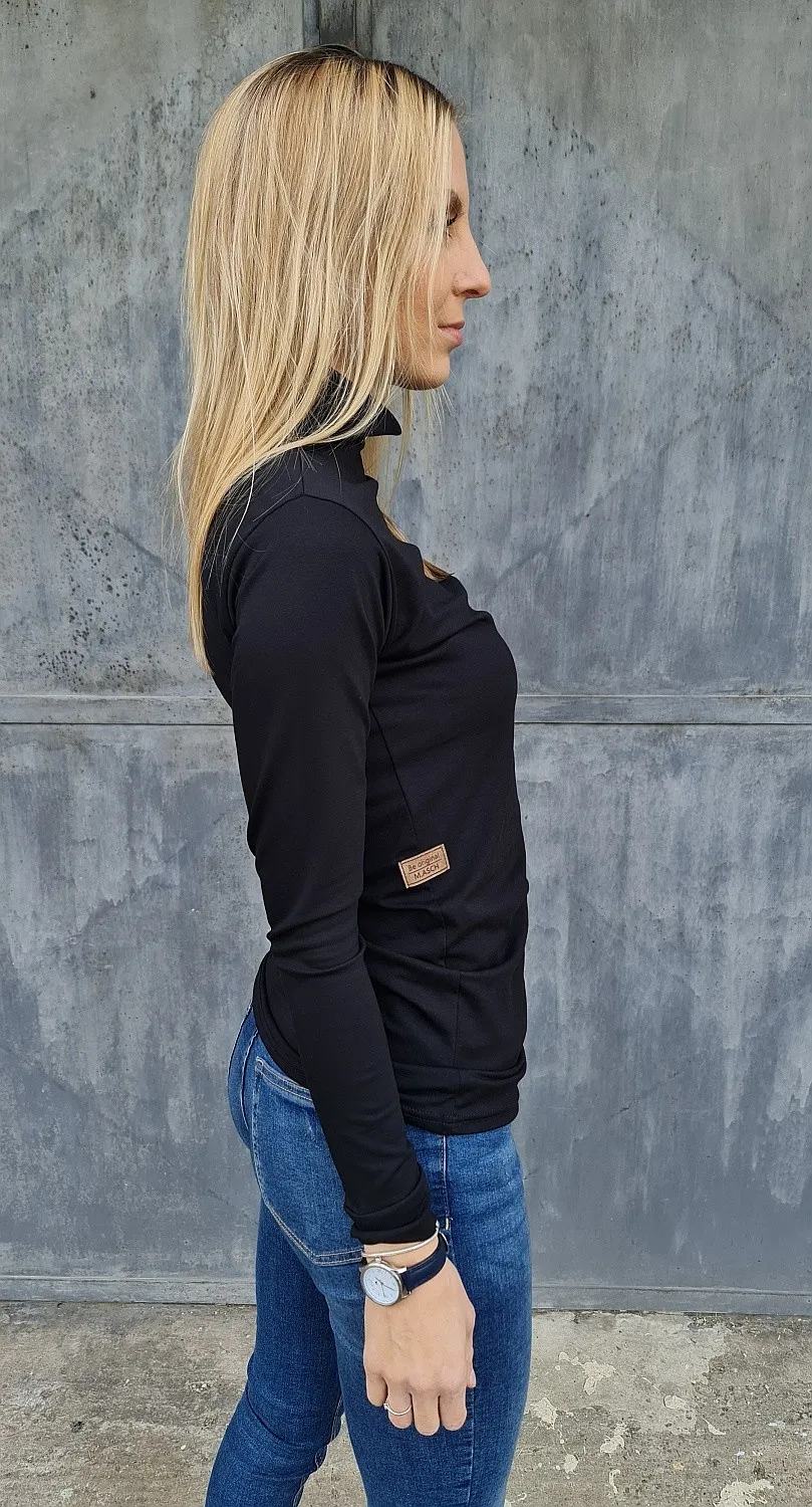 camisa M.ASCH-Be original At Home LS - Black - women´s