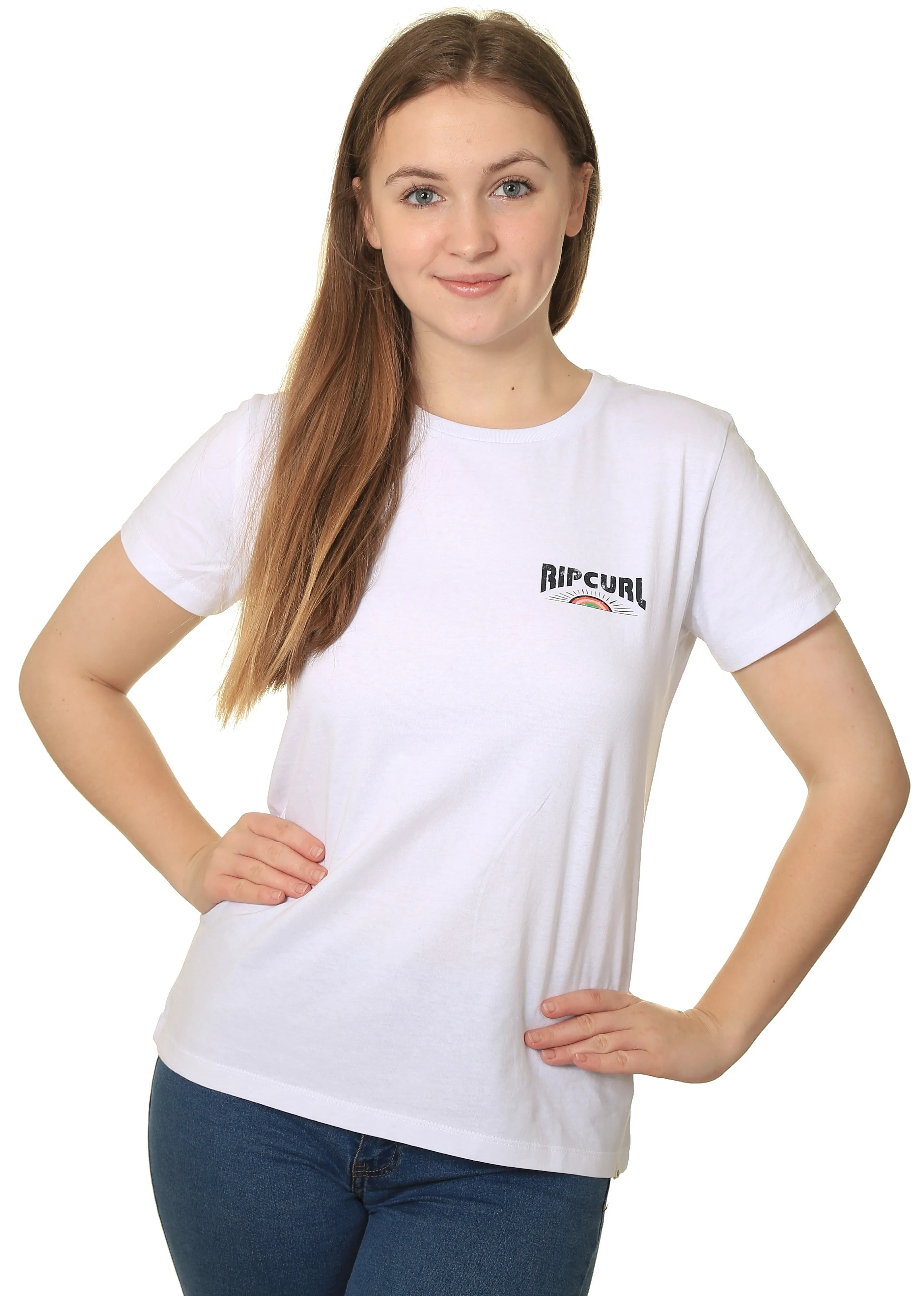 camisa Rip Curl Day Break Standard - White - women´s