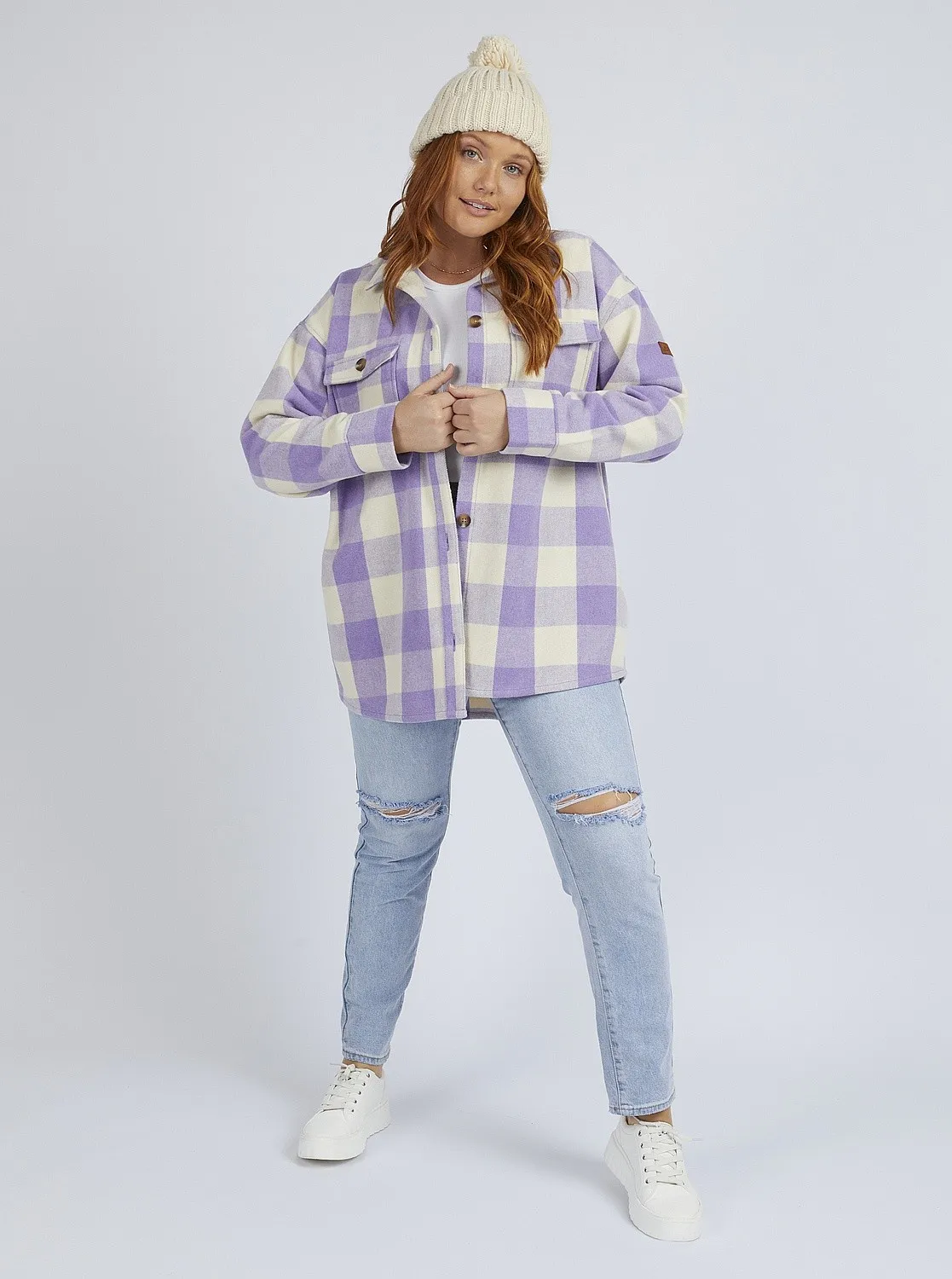 camisa Roxy Check The Swell - TEH1/Tapioca Paradiso Plaid - women´s