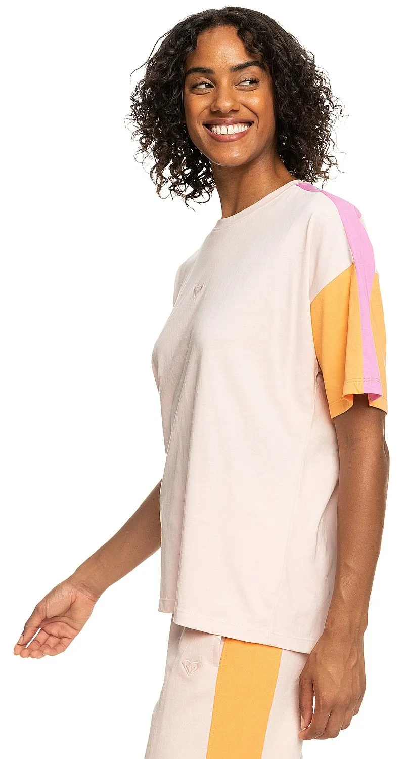 camisa Roxy Essential Energy Cblock - MEK0/Peach Whip - women´s