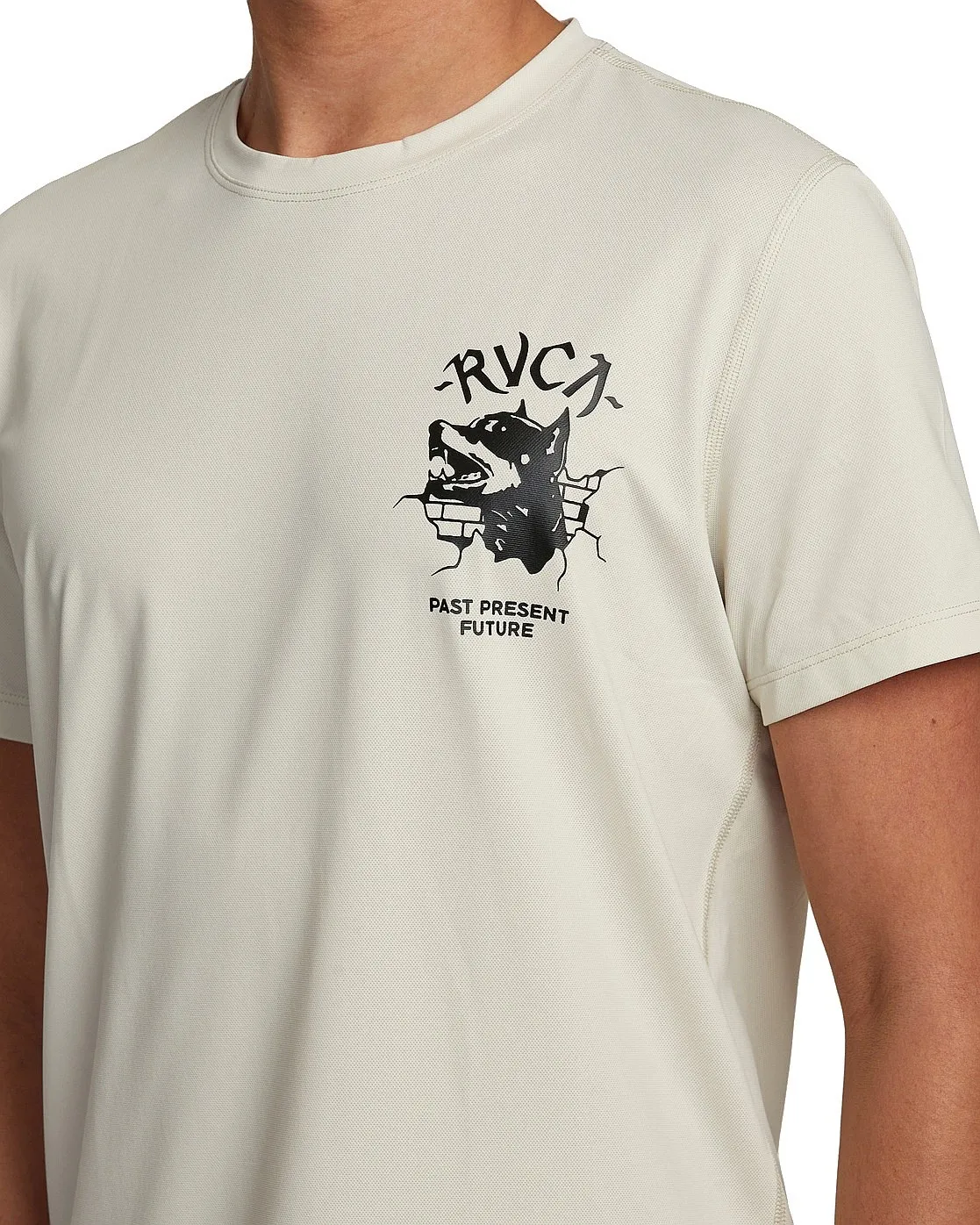 camisa RVCA Surf Print - WBK0/Bleach - men´s