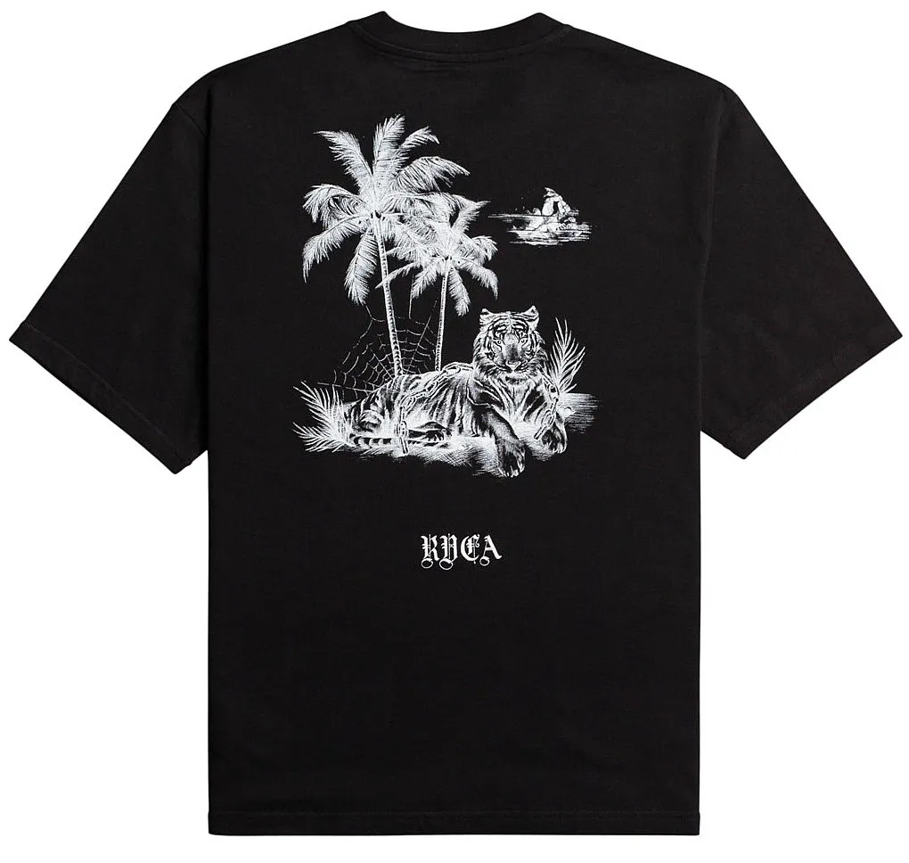 camisa RVCA Tiger Beach - Black - women´s