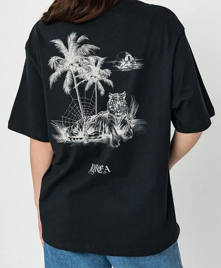 camisa RVCA Tiger Beach - Black - women´s