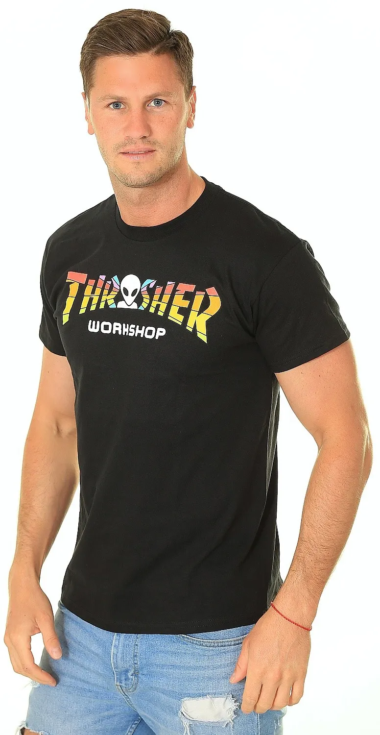 camisa Thrasher Thrasher x AWS Spectrum - Black - men´s