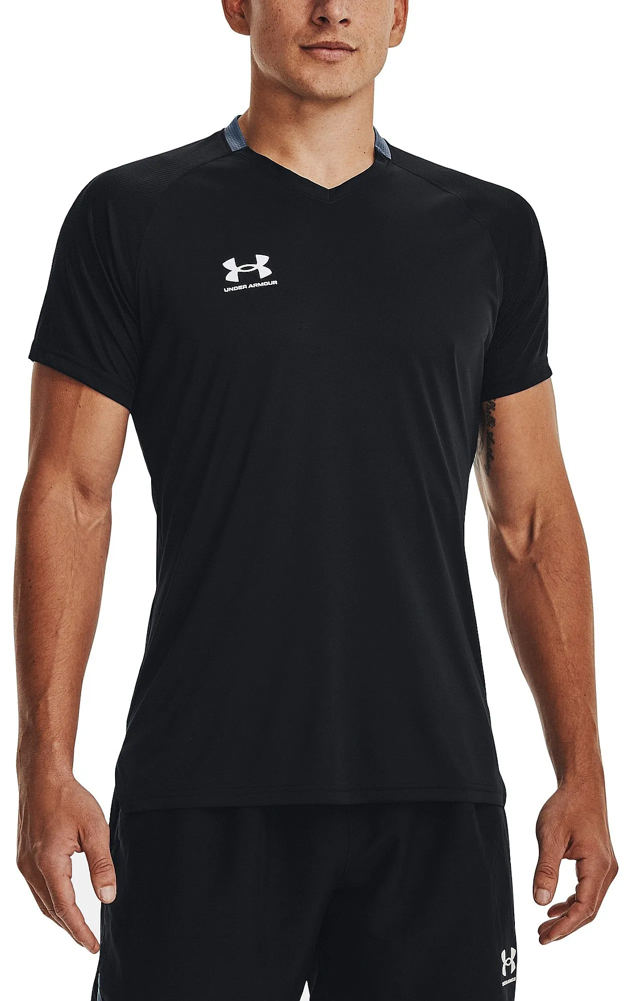 camisa Under Armour Accelerate - Black/White - men´s