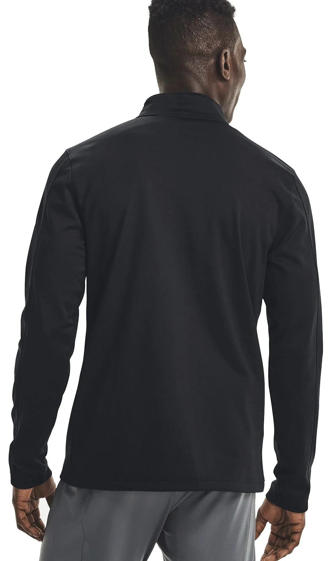 camisa Under Armour Challenger Midlayer LS - 001/Black/White - men´s