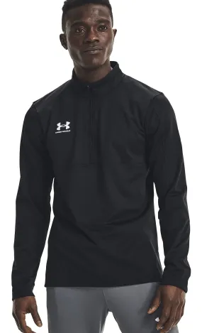 camisa Under Armour Challenger Midlayer LS - 001/Black/White - men´s