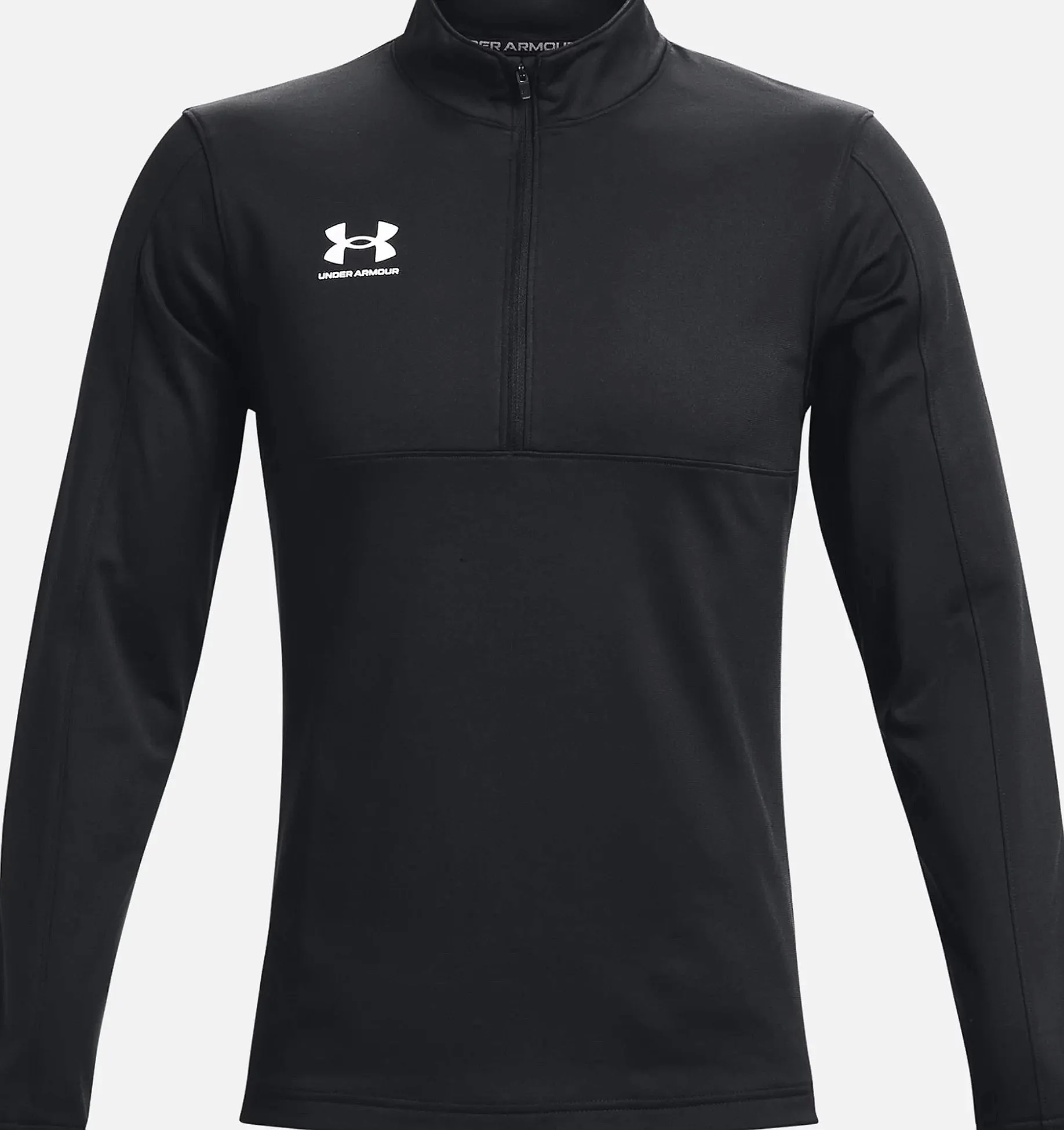 camisa Under Armour Challenger Midlayer LS - 001/Black/White - men´s