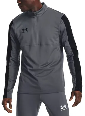 camisa Under Armour Challenger Midlayer LS - 012/Pitch Gray/Black - men´s