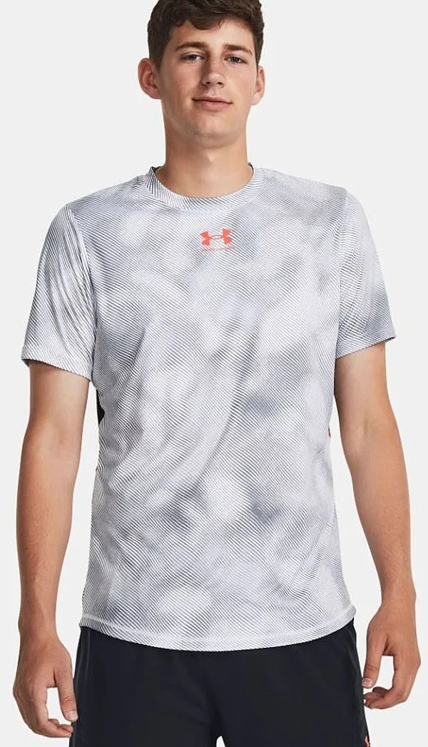 camisa Under Armour Challenger Pro Training Printed - White/Beta - men´s