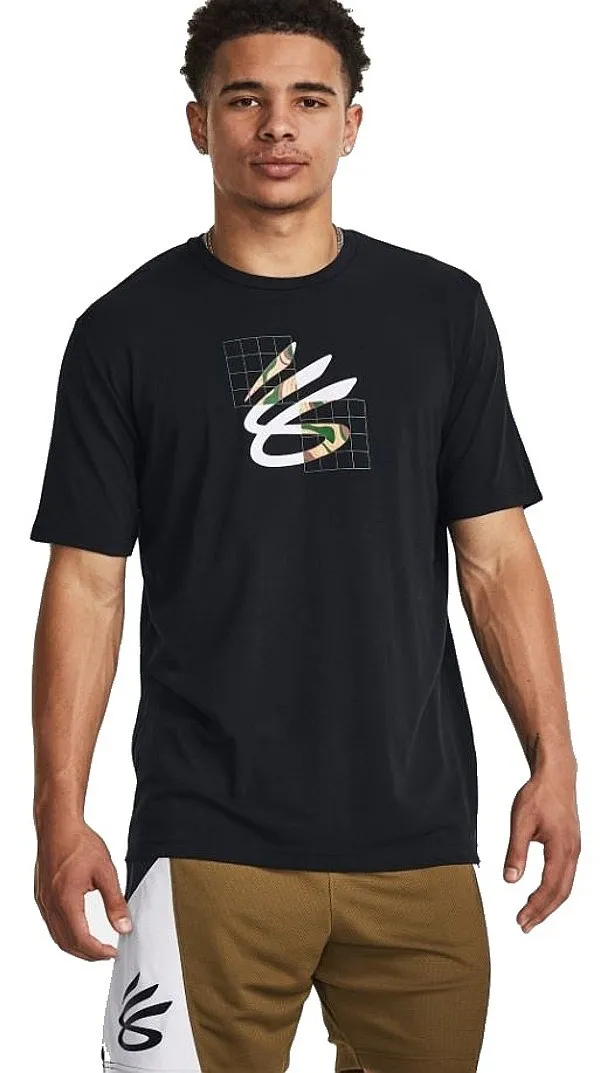 camisa Under Armour Curry Camp - Black/Mesa Yellow/White - men´s