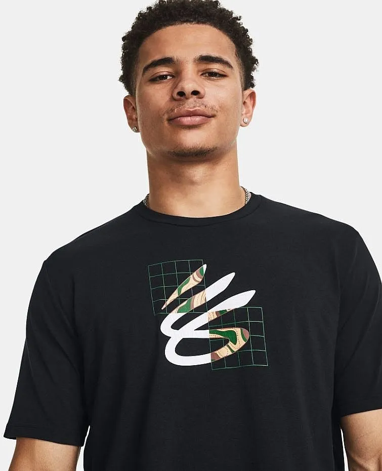 camisa Under Armour Curry Camp - Black/Mesa Yellow/White - men´s