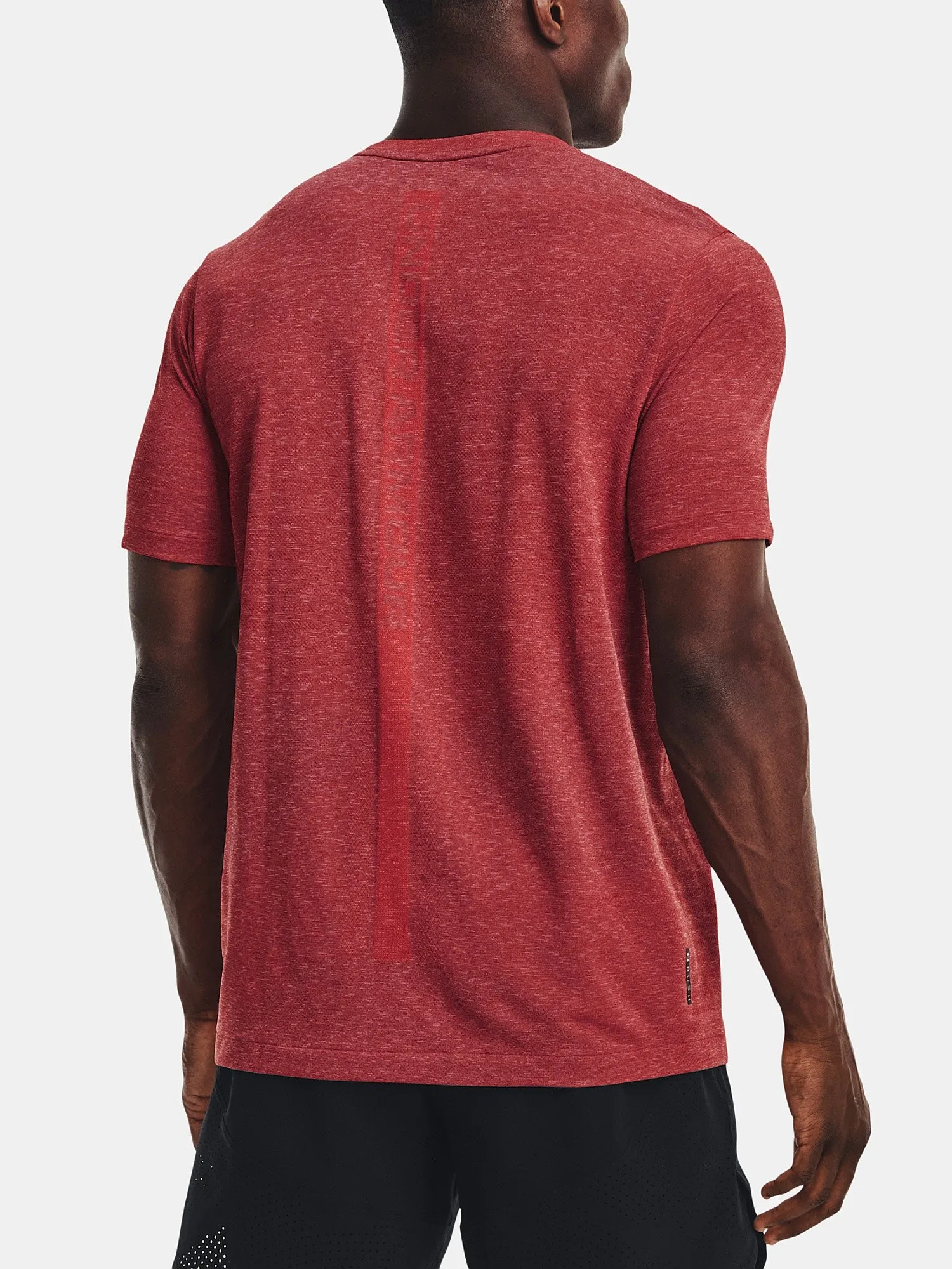 camisa Under Armour Rush Seamless GeoSport - Radio Red - men´s