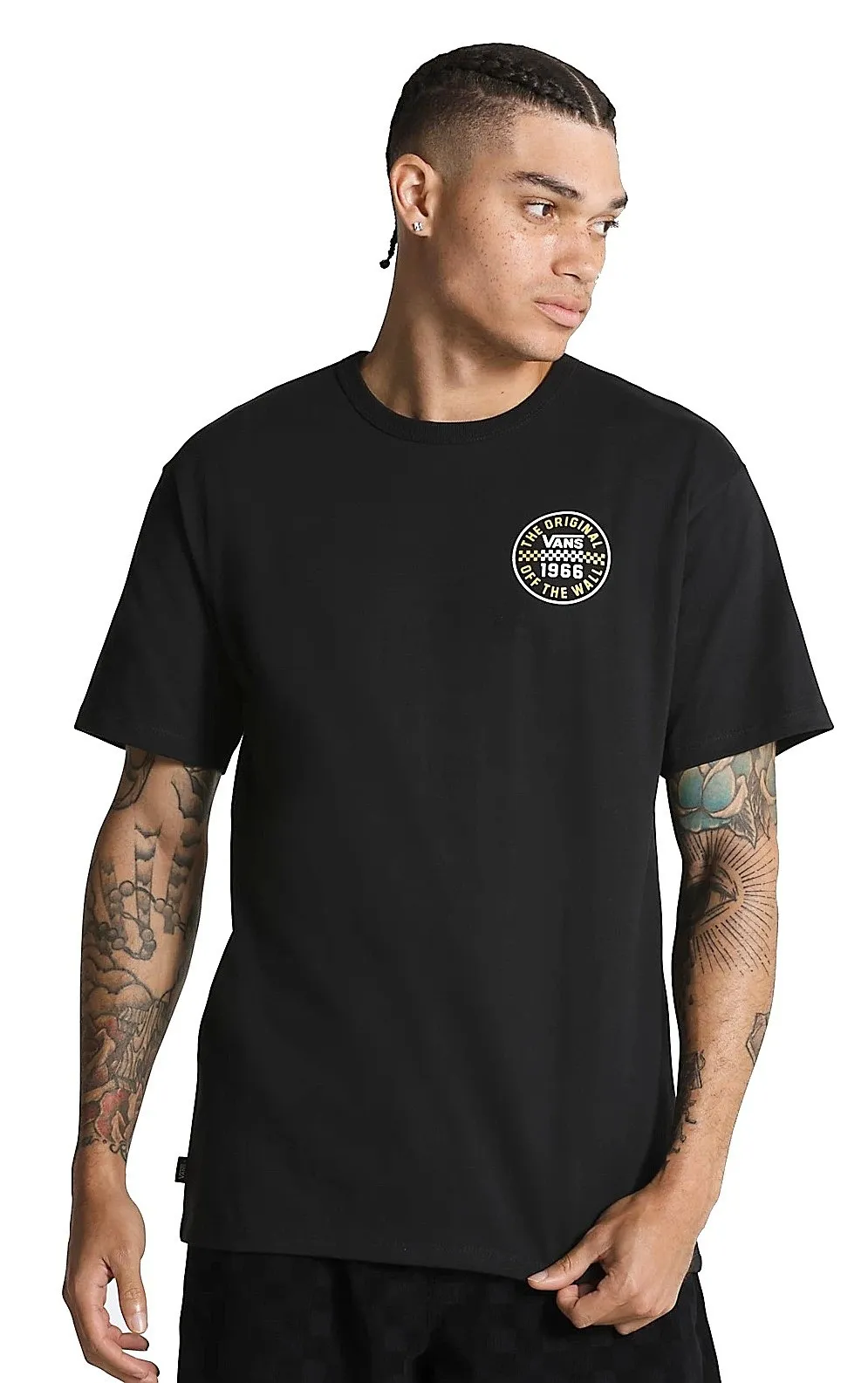 camisa Vans Off The Wall Checker Circle - Black - men´s