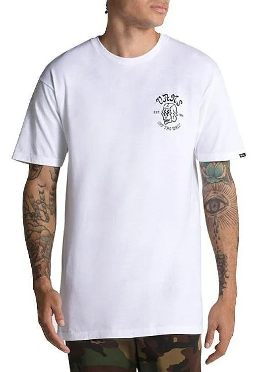 camisa Vans Shaken Skull - White - men´s