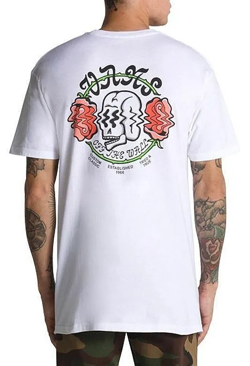 camisa Vans Shaken Skull - White - men´s