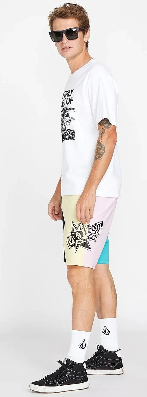 camisa Volcom Entertainment Poems Basic - White - men´s